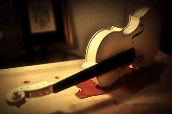 ヴァイオリンの好きなアングルから