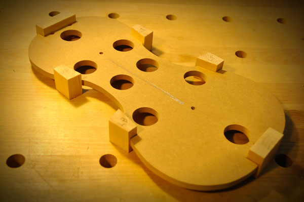 接着されたブロック材