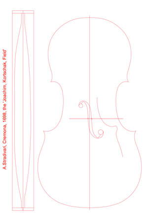 ヴァイオリン/図面