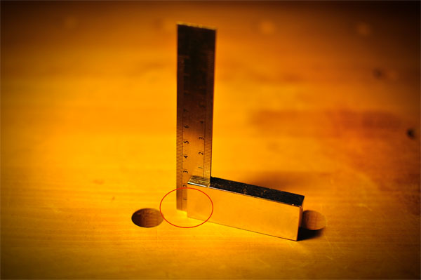 ホームセンターにて購入したスクエア