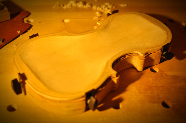 無事に内側の削り出しとチューニングが終わりました