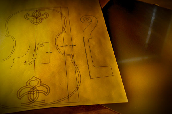 プリントアウトした図面