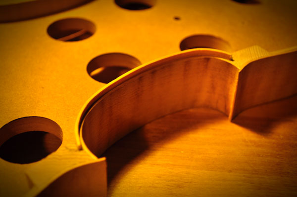 ミドル・バウツのライニング: 調節後