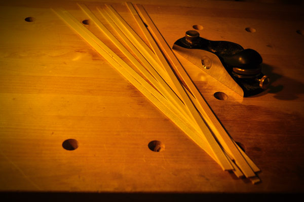 厚みと高さを揃えてライニング材の準備が整う