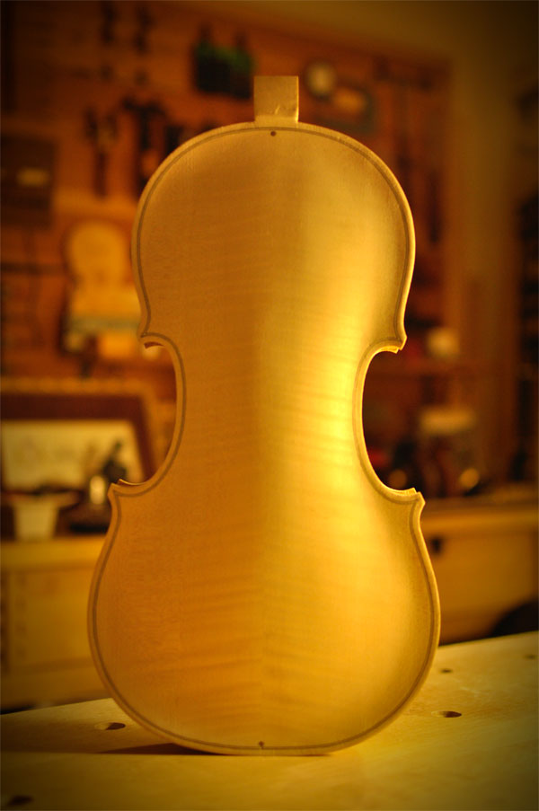 裏板の仕上がり