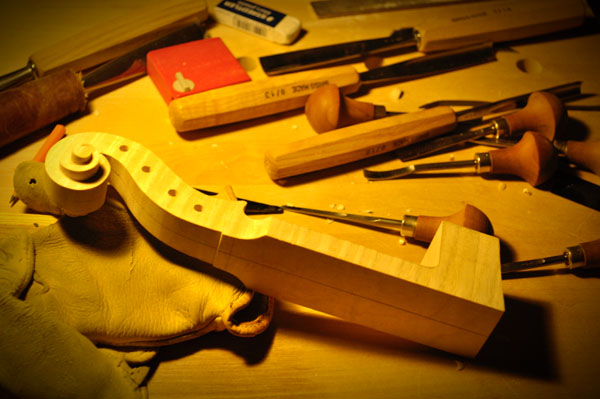 粗彫りを終えたところ