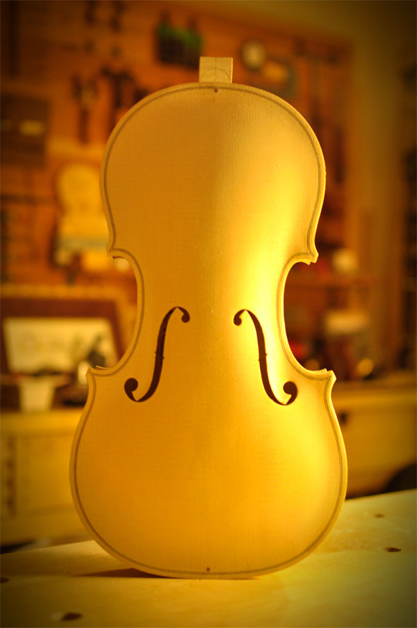 表板の仕上がり